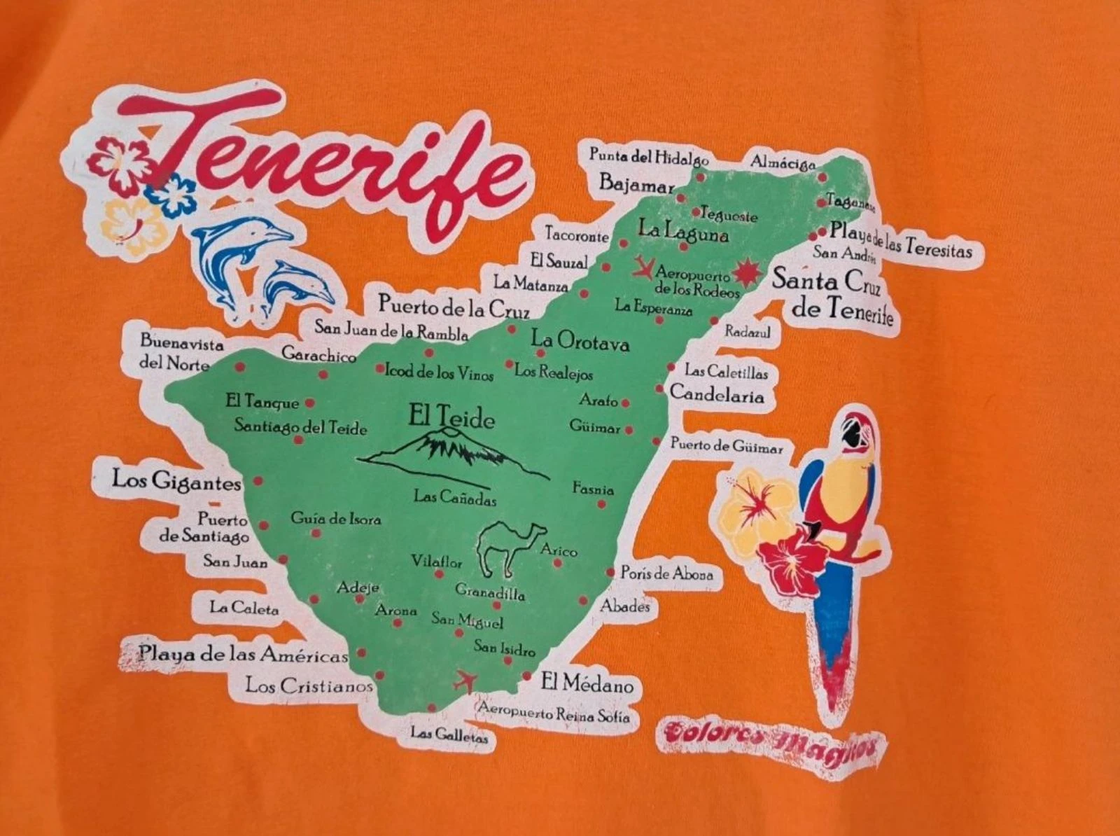 Camiseta manga curta tamanho P laranja tenerife – photo 2